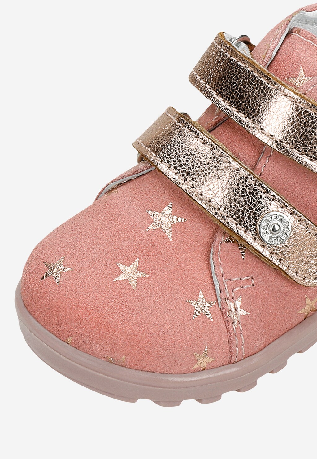 Różowe trzewiki dla dziewczynki ze złotymi elementami BARTEK 86315-75 Widok 7