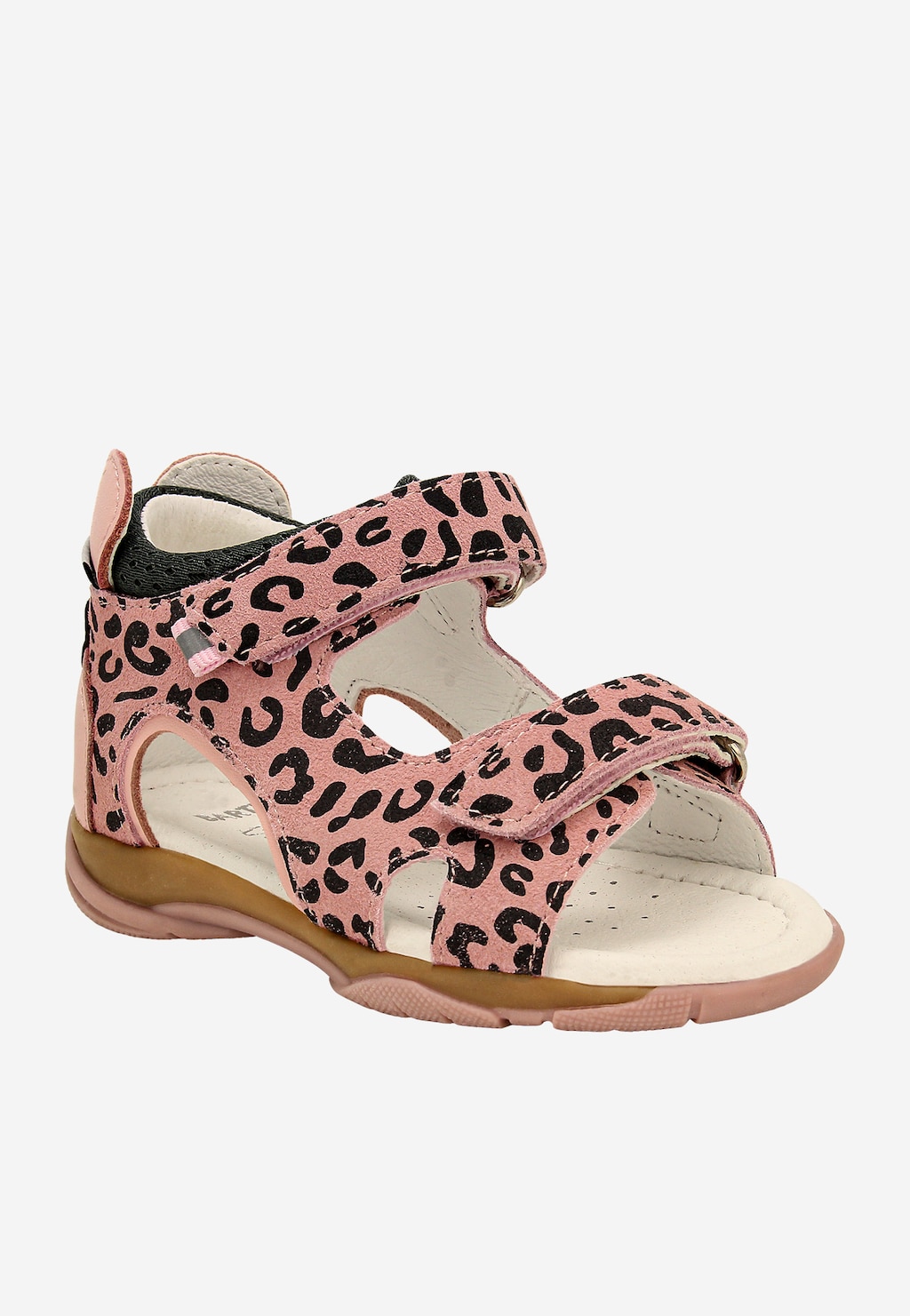 Růžové sandály s leopardím vzorem pro dívky BARTEK 84410-64 Widok 3