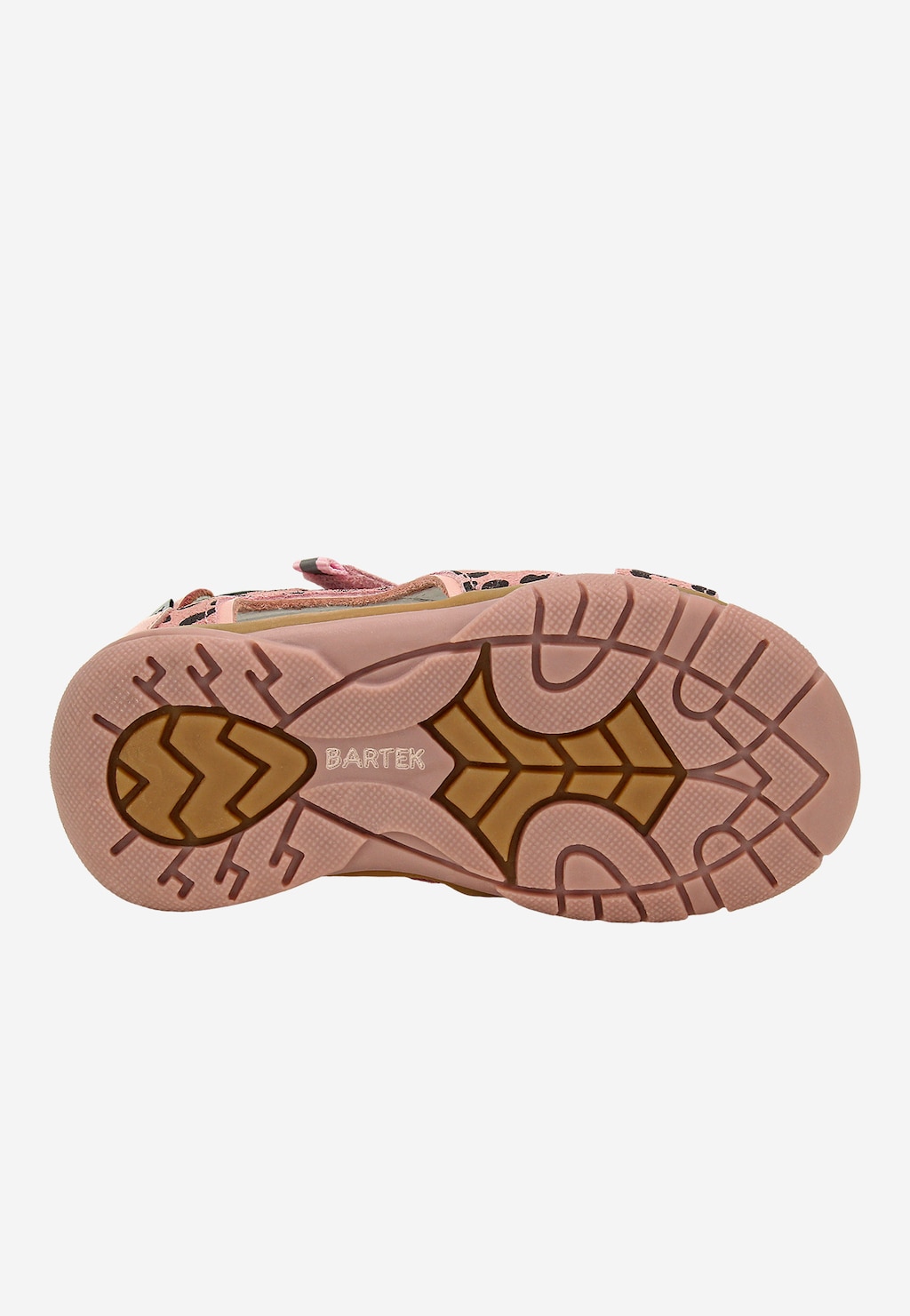 Růžové sandály s leopardím vzorem pro dívky BARTEK 84410-64 Widok 7