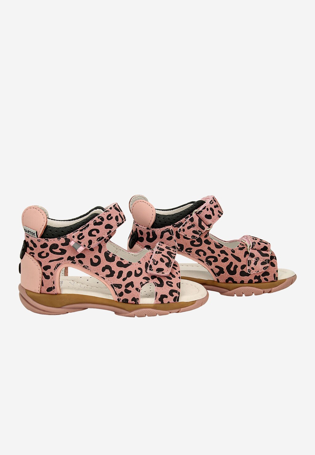 Růžové sandály s leopardím vzorem pro dívky BARTEK 84410-64 Widok 9