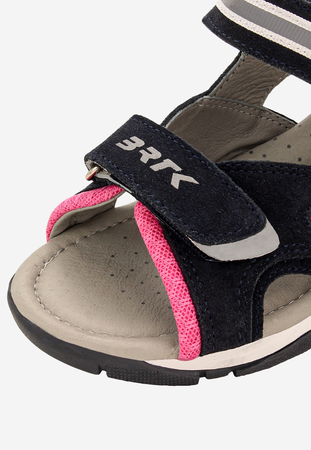 Tmavomodro-ružové sandále BARTEK 84414-65 so suchým zipsom Widok 10