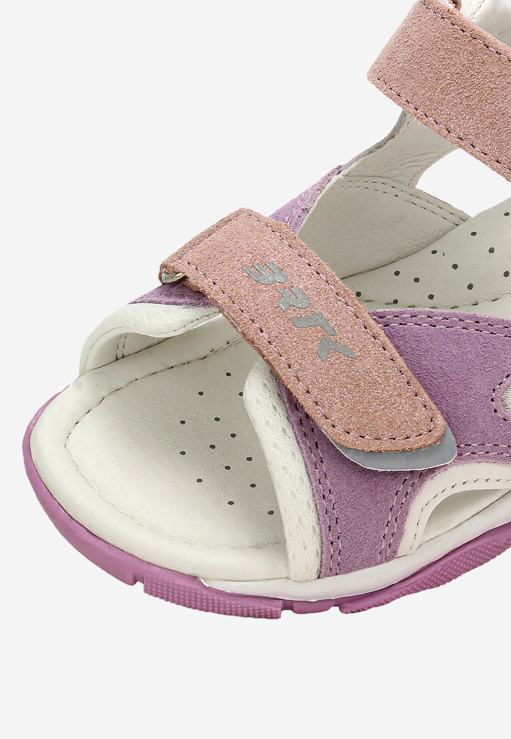 Bielo-fialové sandále pre dievčatá BARTEK 84414-67 Widok 10