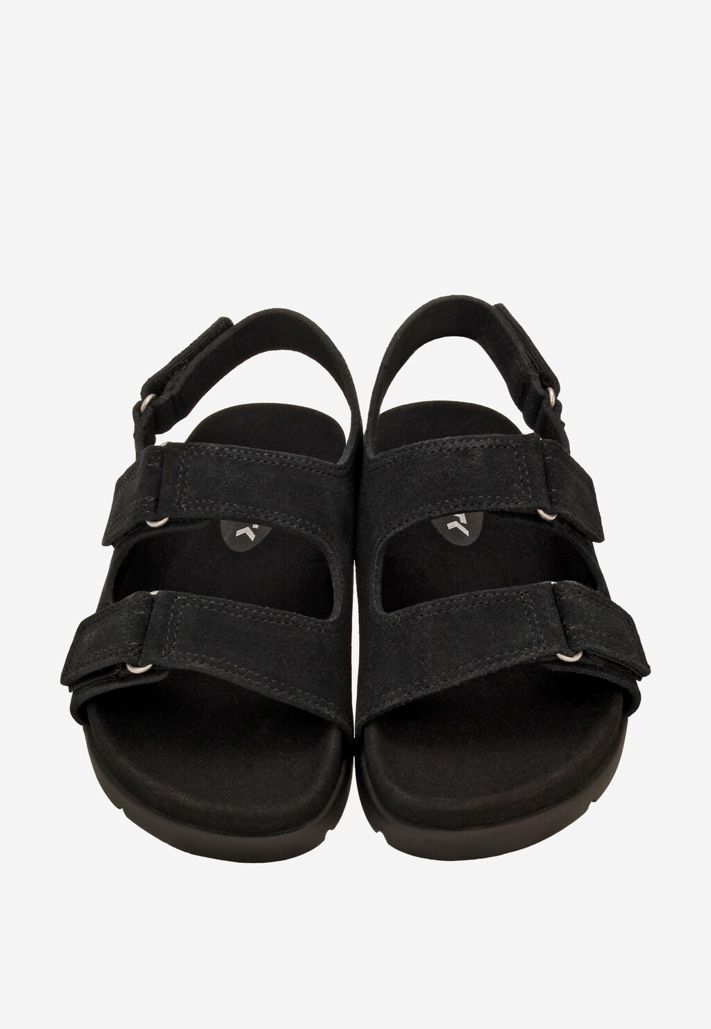 Čierne sandále s podšívkou z mikrovlákna BARTEK 89000-11 Widok 8