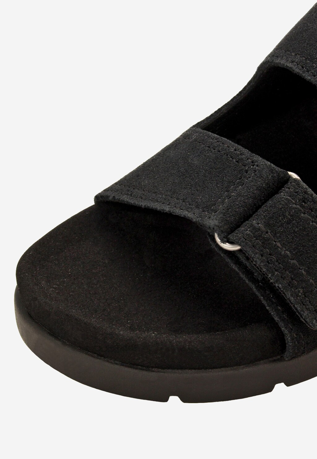 Čierne sandále s podšívkou z mikrovlákna BARTEK 89000-11 Widok 9