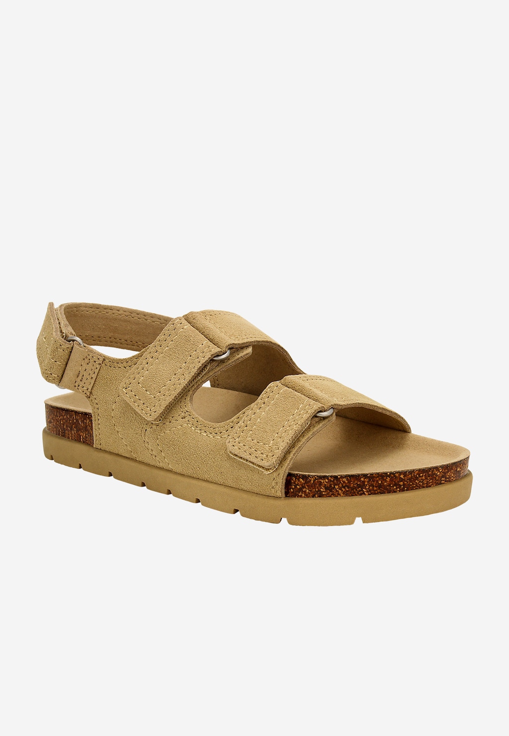 Beżowe sandały na korkowej podeszwie BARTEK 89000-14 Widok 2