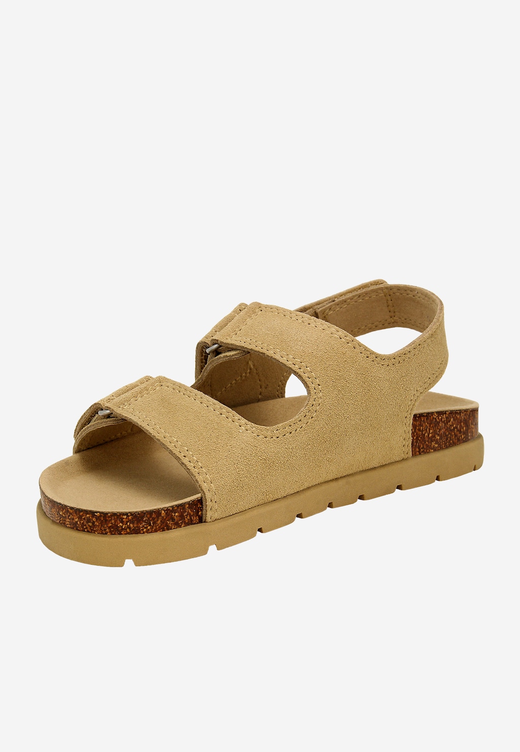 Beżowe sandały na korkowej podeszwie BARTEK 89000-14 Widok 3