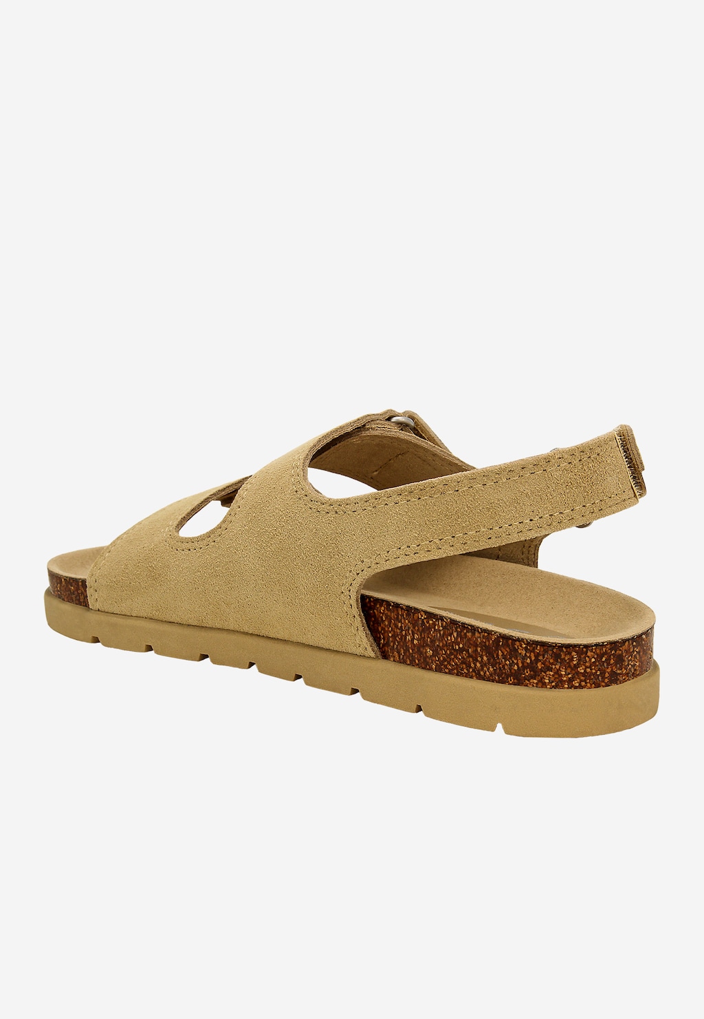Beżowe sandały na korkowej podeszwie BARTEK 89000-14 Widok 4