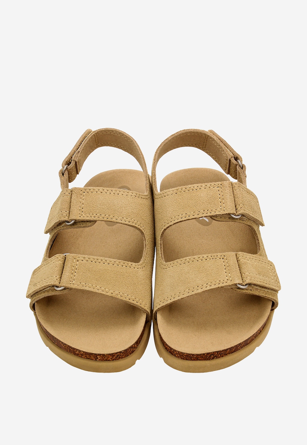 Beżowe sandały na korkowej podeszwie BARTEK 89000-14 Widok 8