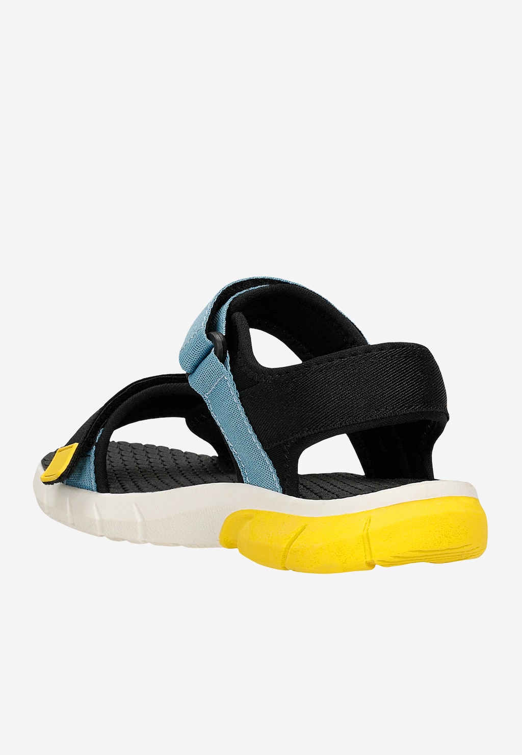 Čierno-modré sandále BARTEK so žltými prvkami 89001-16 Widok 4