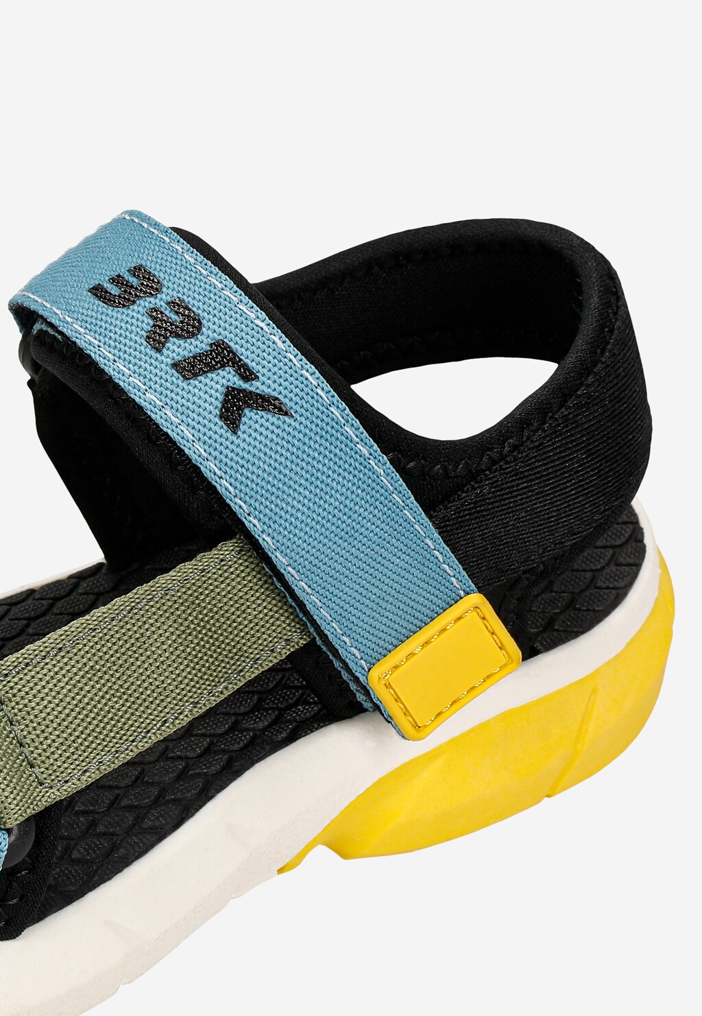 Čierno-modré sandále BARTEK so žltými prvkami 89001-16 Widok 8