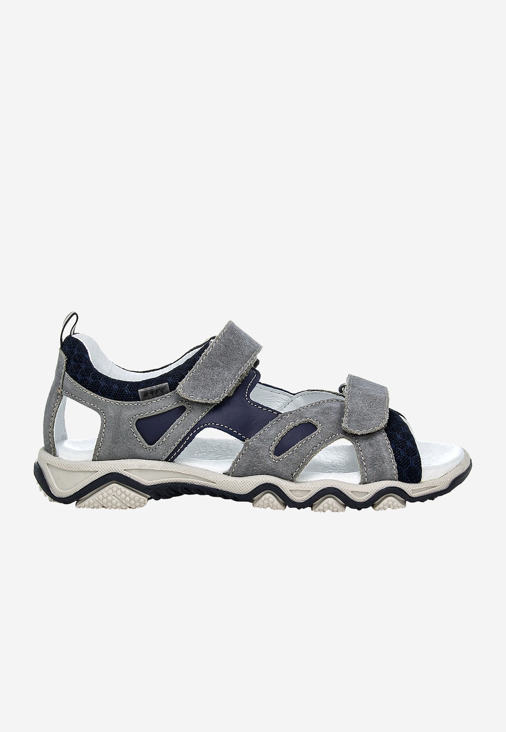 Szare sandały z granatowymi wstawkami BARTEK 19697-03 Widok 1
