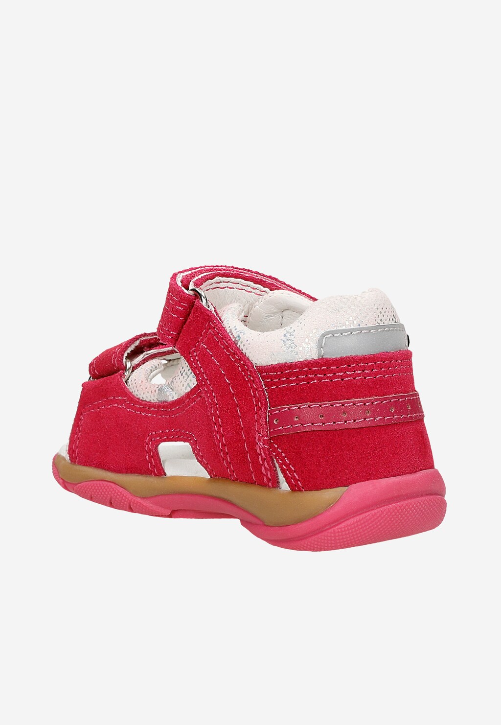 Różowe sandały ze skóry naturalnej dla dziewcząt BARTEK 84408-65 Widok 3