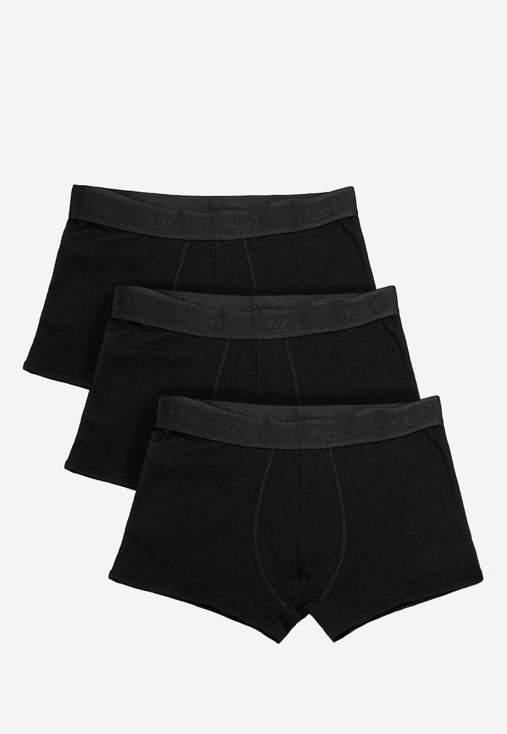 Czarne bawełniane bokserki męskie RELAKS R96700-41 Widok 1
