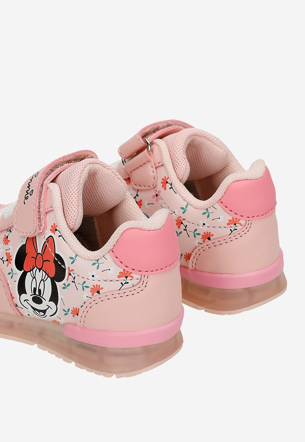 Różowe sneakersy Minnie Mouse ze świecącą podeszwą BARTEK 87027-15 Widok 7