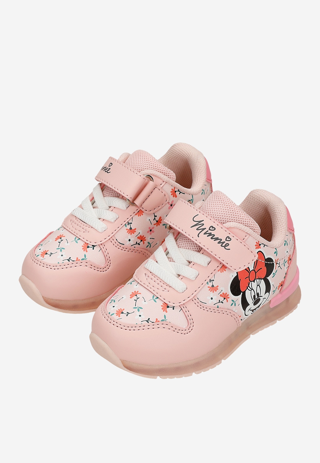 Różowe sneakersy Minnie Mouse ze świecącą podeszwą BARTEK 87027-15 Widok 8