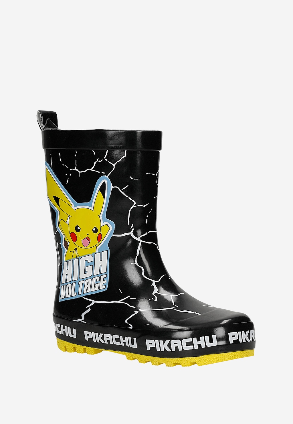 Czarne kalosze dziecięce Pikachu BARTEK 86702-11 Widok 2