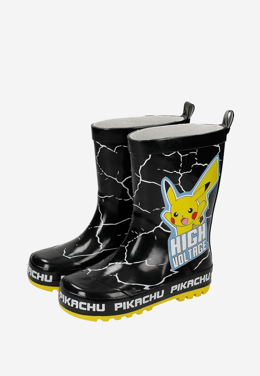 Czarne kalosze dziecięce Pikachu BARTEK 86702-11 Widok 7