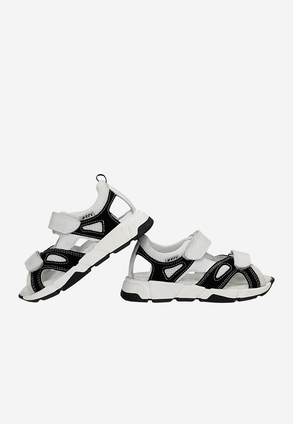 Sandále BARTEK 16119003, pre chlapcov, čierno-biele Widok 7