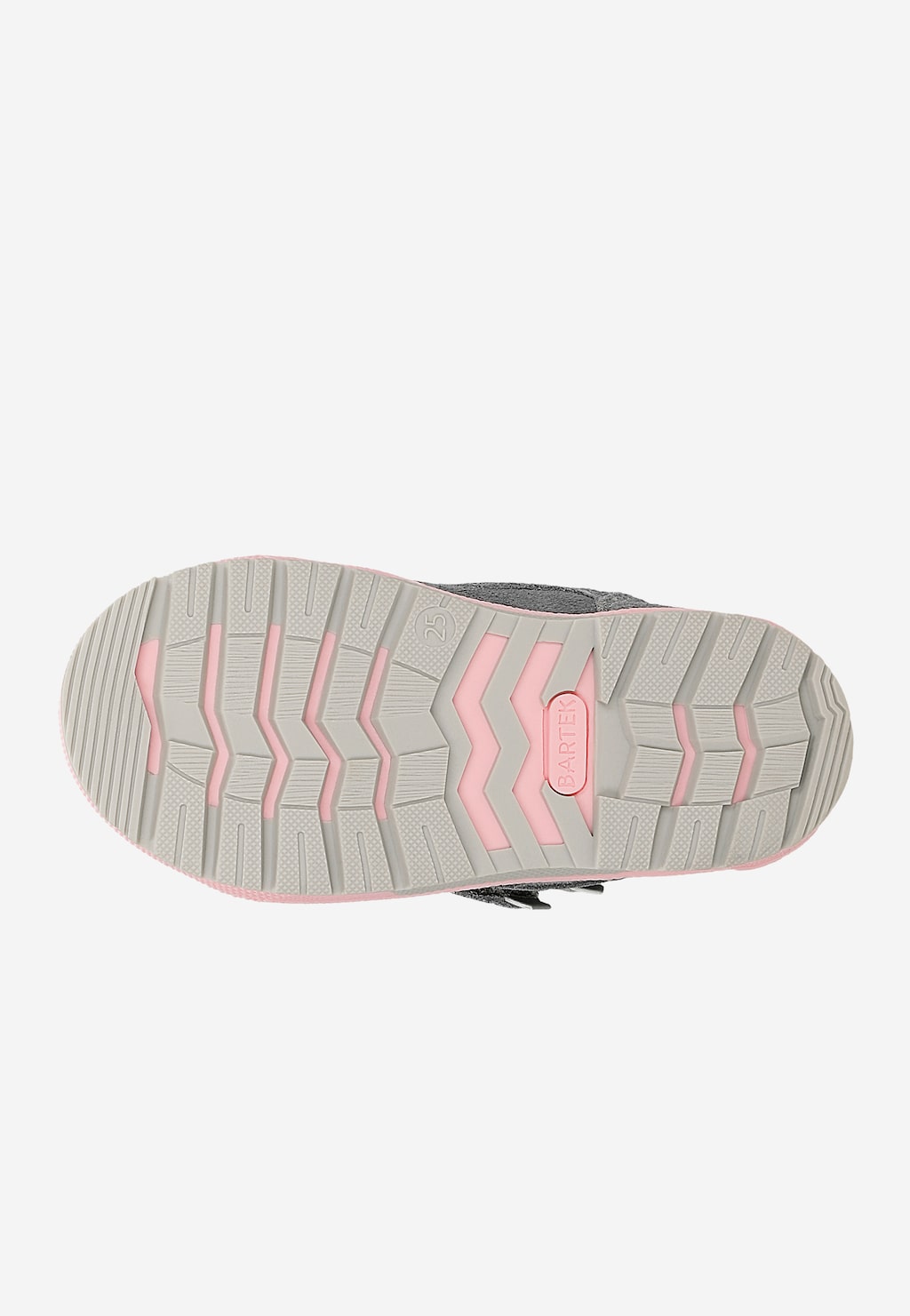 Trzewiki ocieplane BARTEK 84007-70, dla dziewcząt, popielato-różowe Widok 5