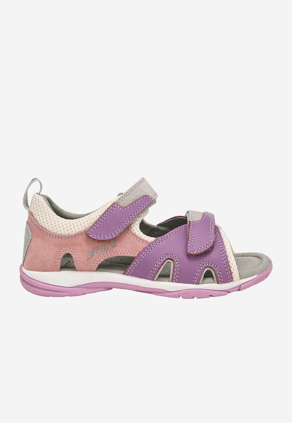 Růžovo-fialové sandály pro holčičky na suchý zip BARTEK 84413-85 Widok 2