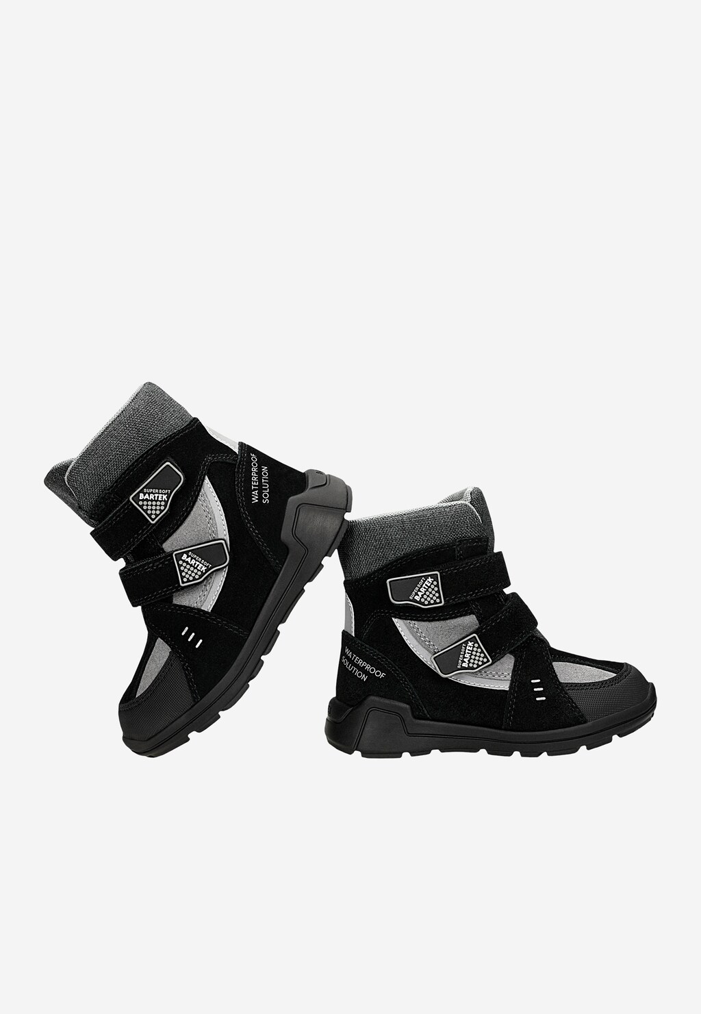 Kotníkové boty BARTEK 88006-71, černo-šedé Widok 7