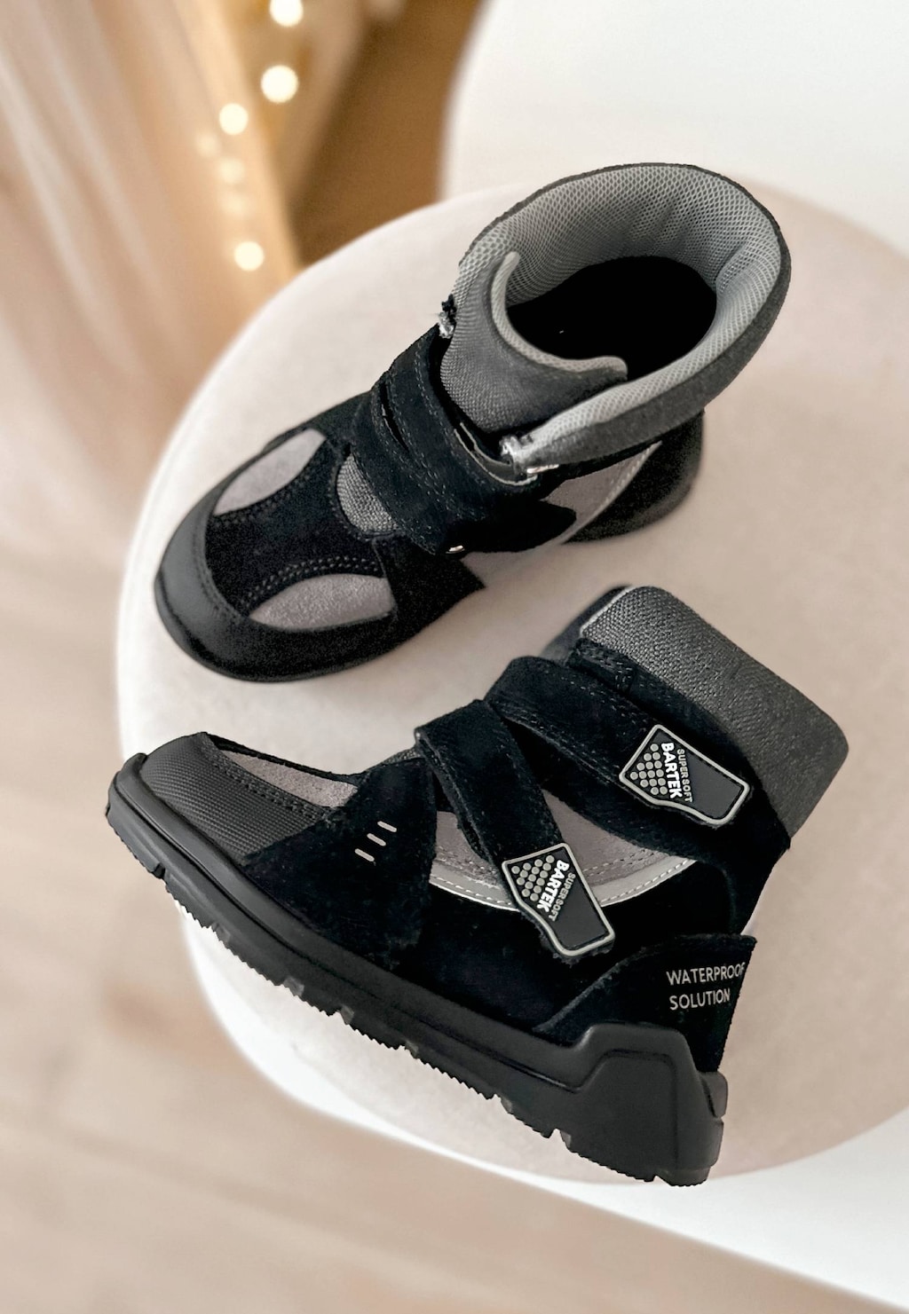 Kotníkové boty BARTEK 88006-71, černo-šedé Widok 9