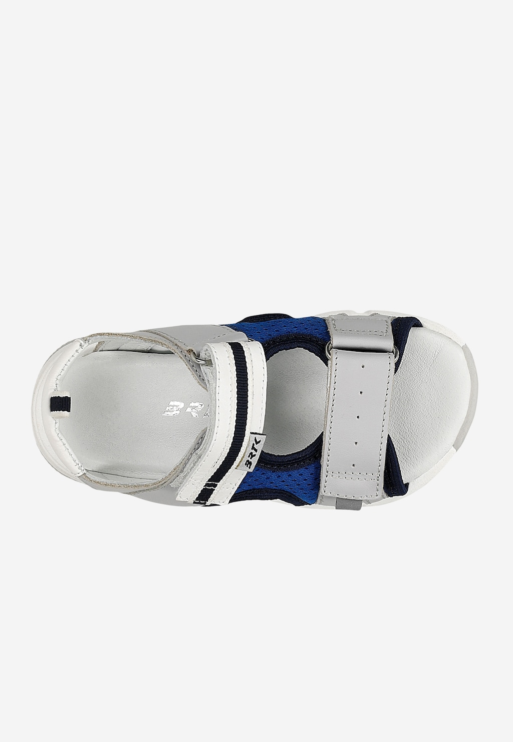 Sandály BARTEK 16032002, šedo-modré Widok 5