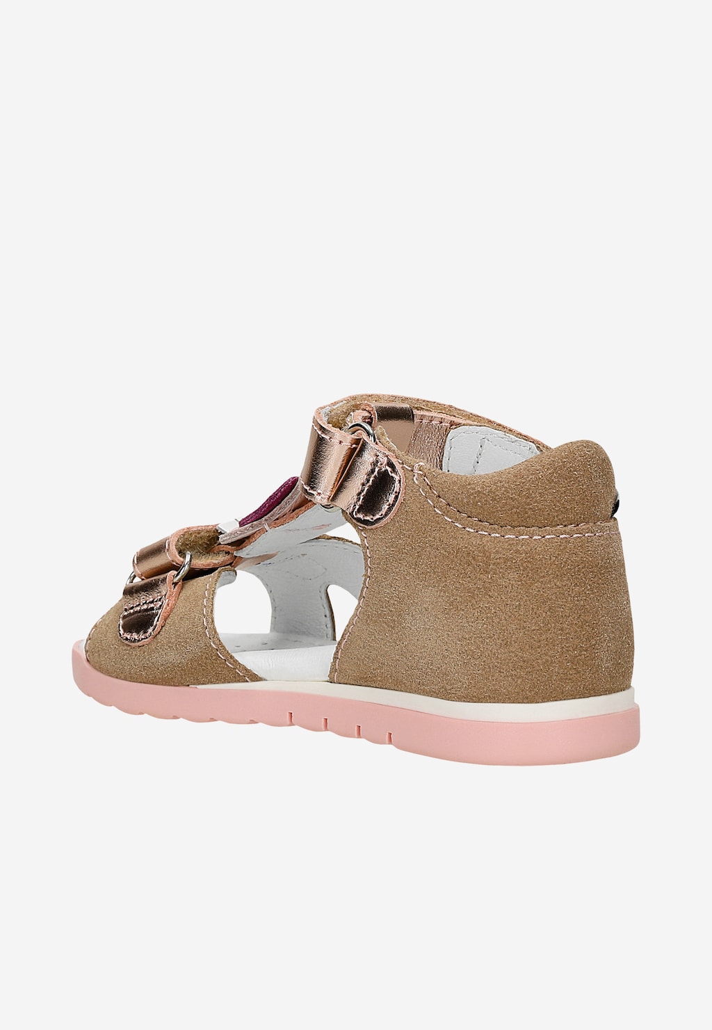 Sandály BARTEK 11414010, pro dívky, béžovo-zlaté Widok 4