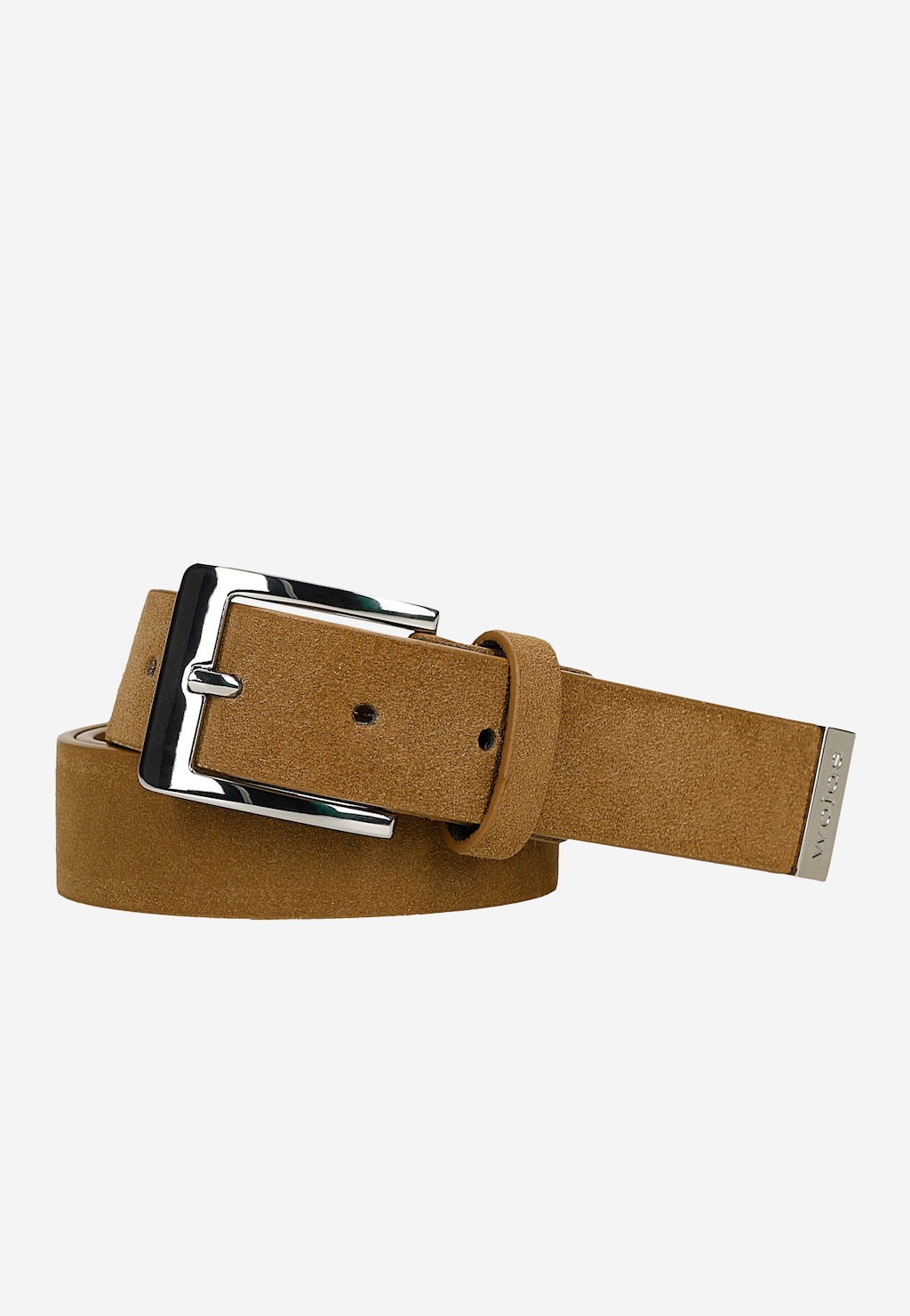 Brązowy pasek damski z dwoiny 93136-64 Widok 1