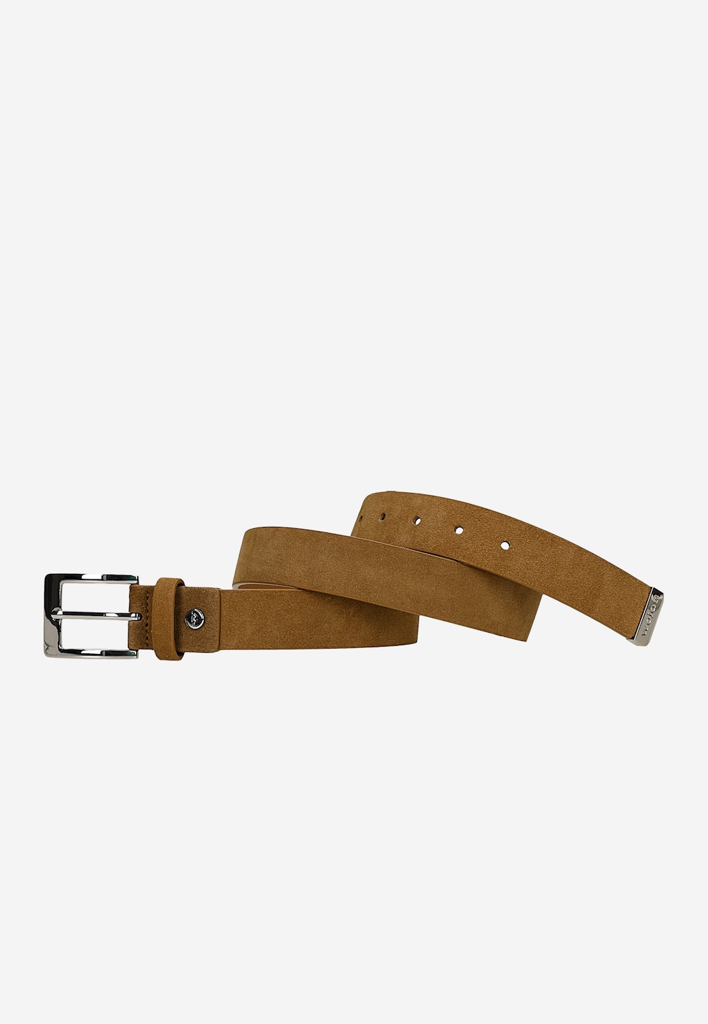 Brązowy pasek damski z dwoiny 93136-64 Widok 2