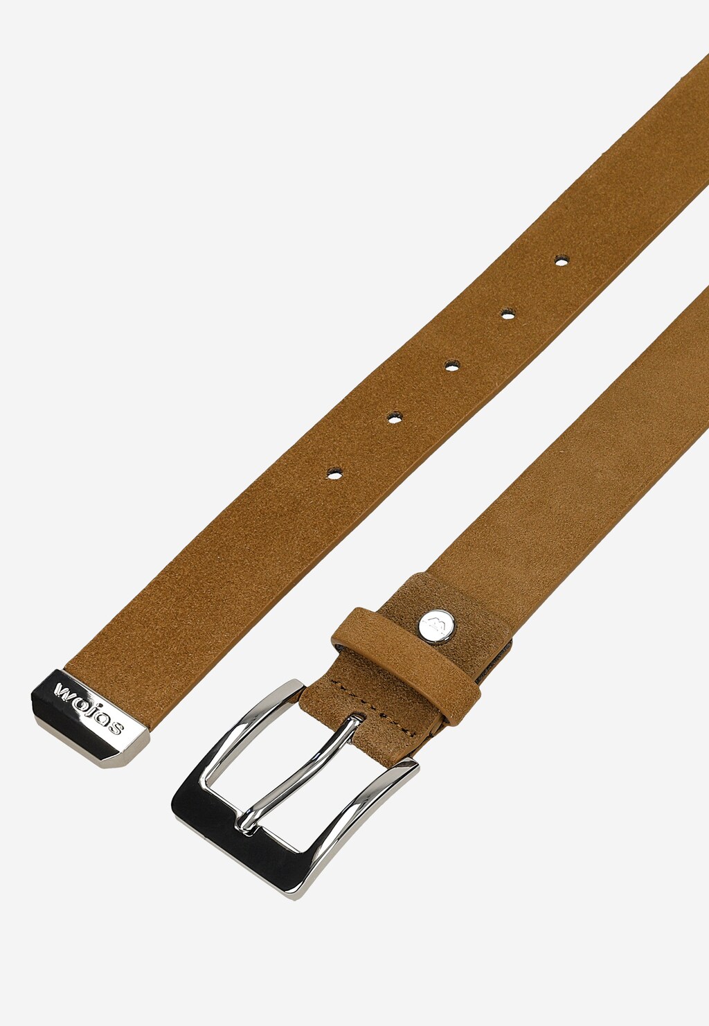 Brązowy pasek damski z dwoiny 93136-64 Widok 4