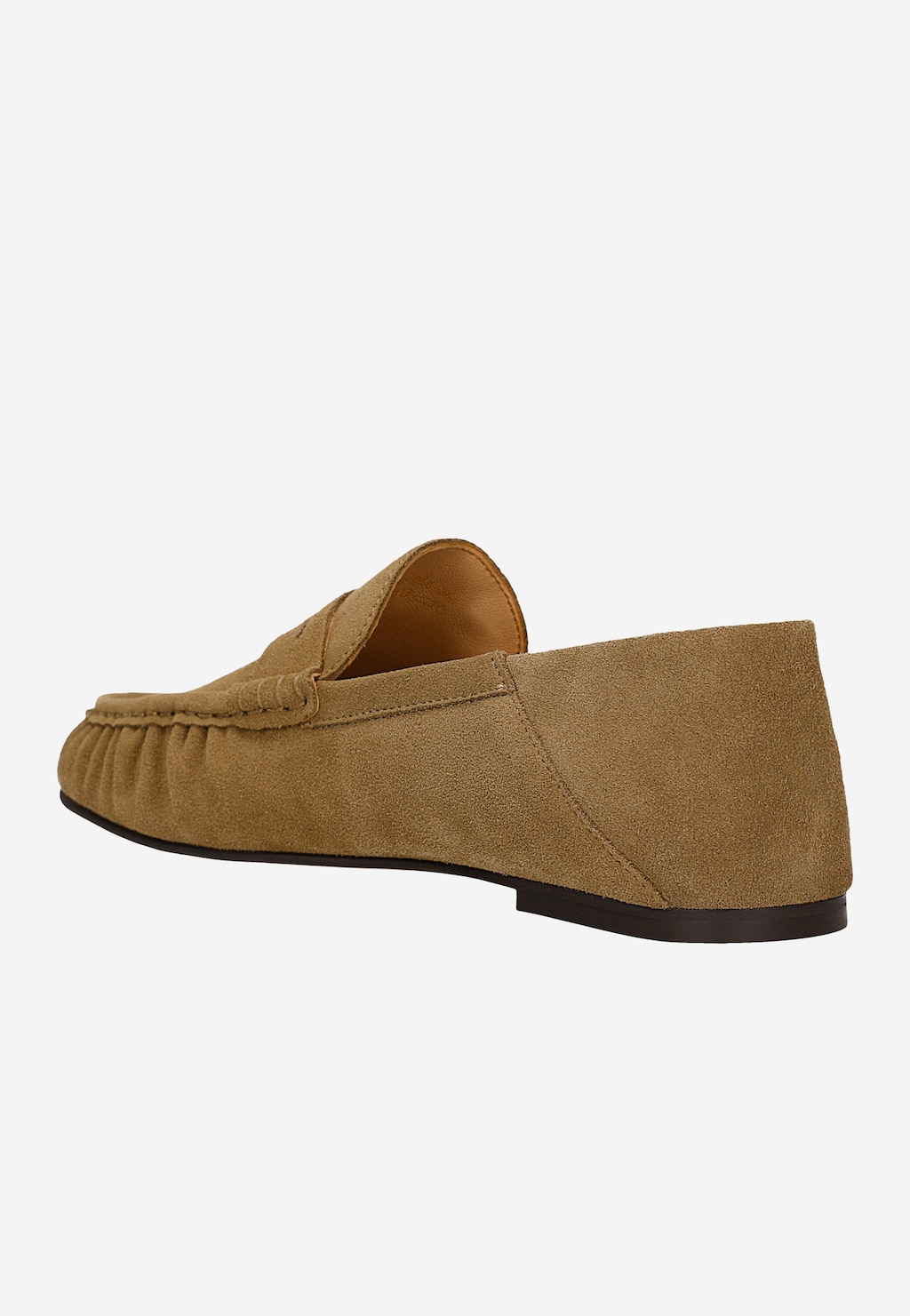 Brązowe mokasyny damskie z dwoiny 46380-63 Widok 3