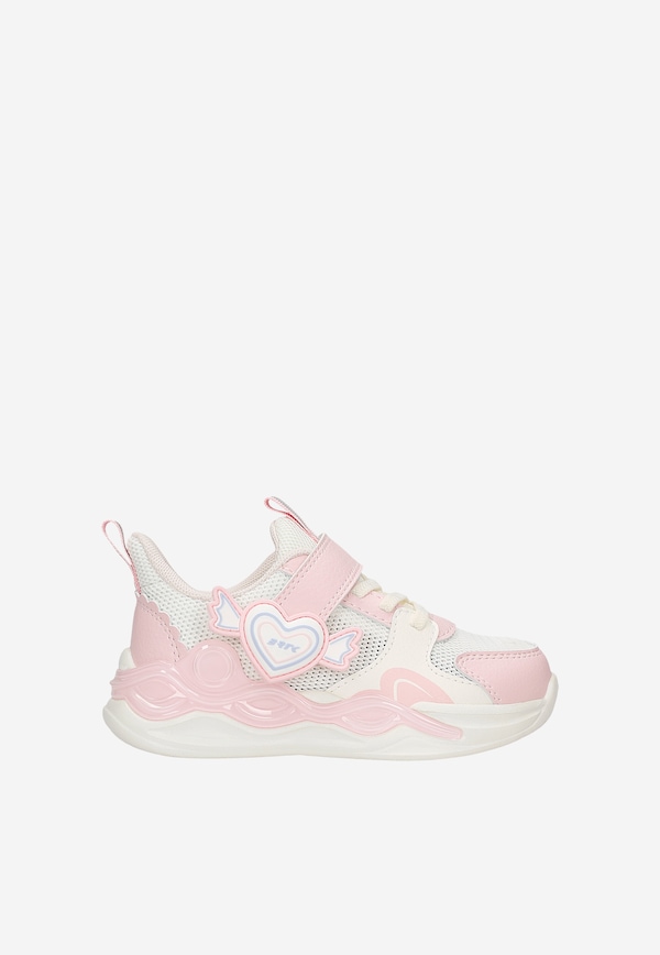 Biało-różowe sneakersy dziewczęce BARTEK 87016-15