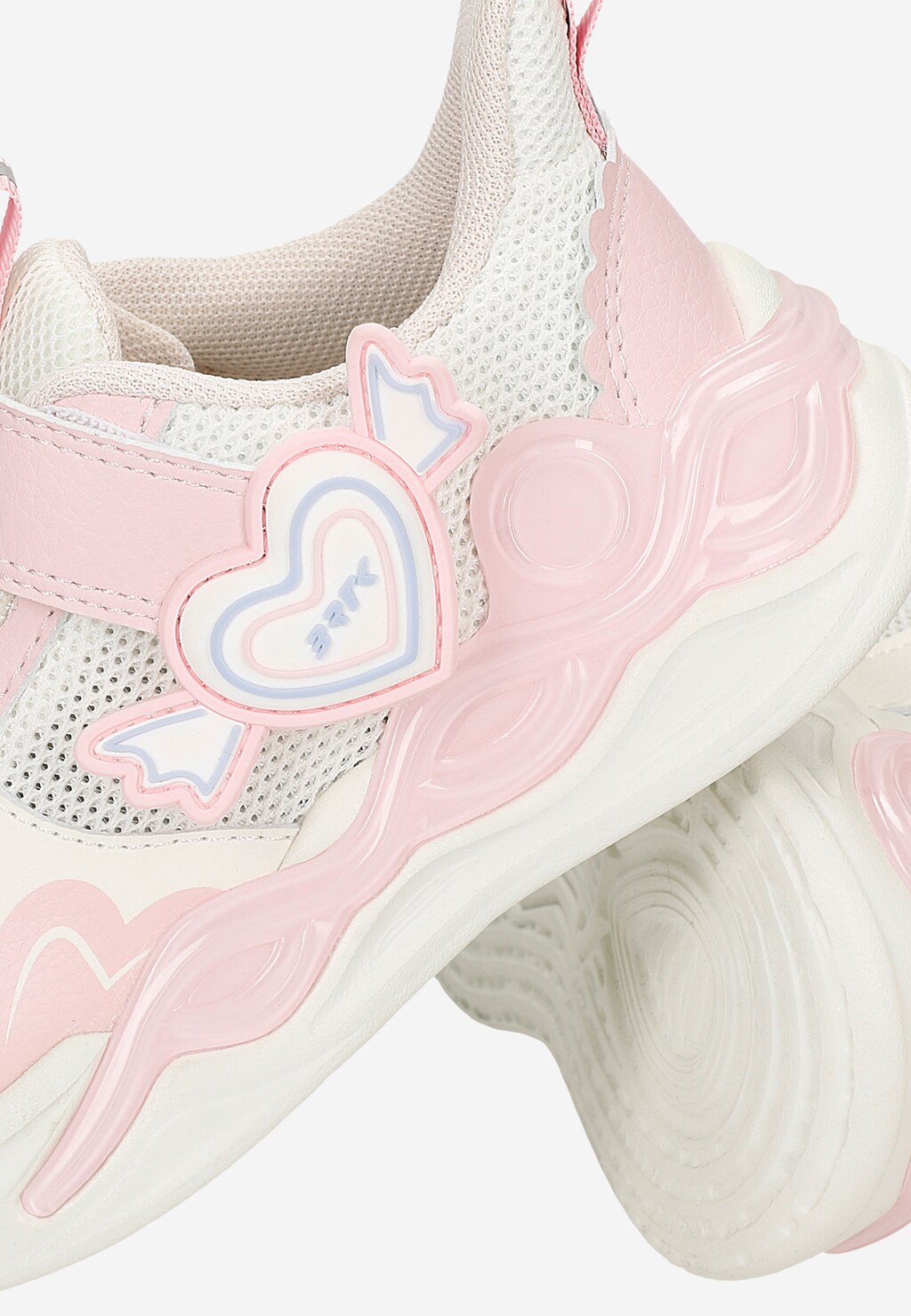 Biało-różowe sneakersy dziewczęce BARTEK 87016-15 Widok 8