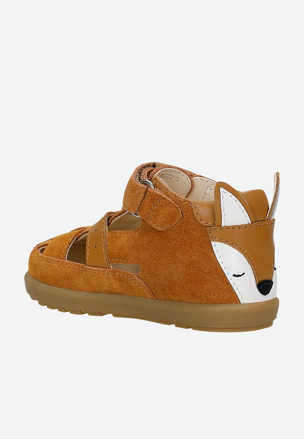 Brązowe sandały zabudowane z liskiem BARTEK 86321-63 Widok 3