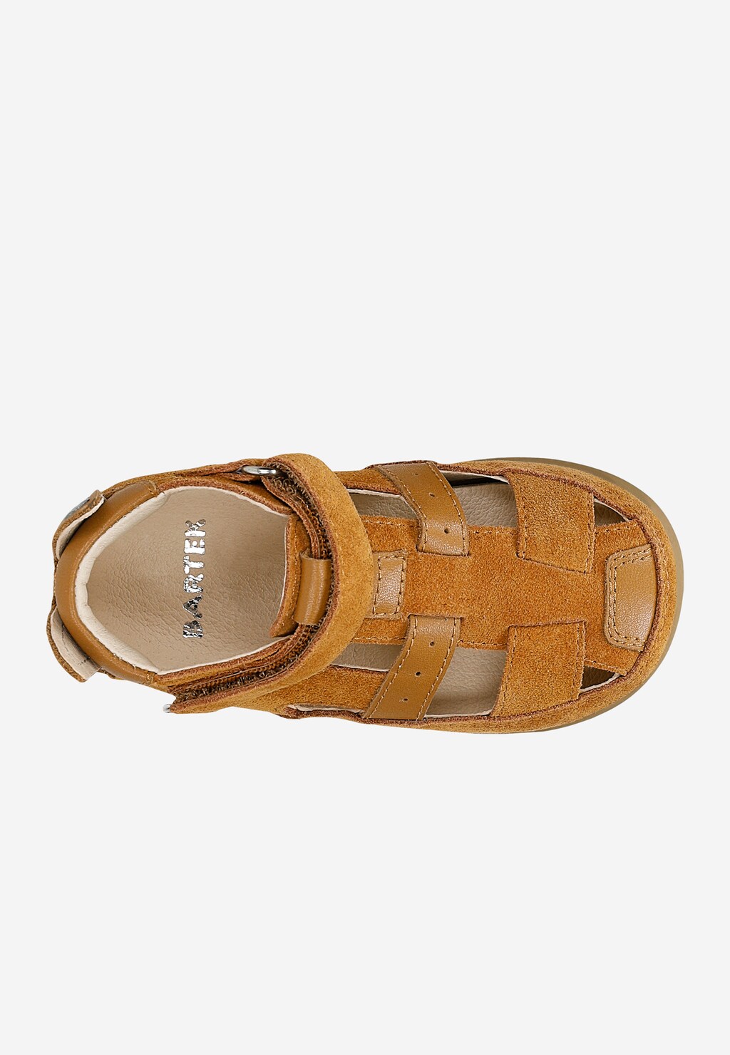 Brązowe sandały zabudowane z liskiem BARTEK 86321-63 Widok 4
