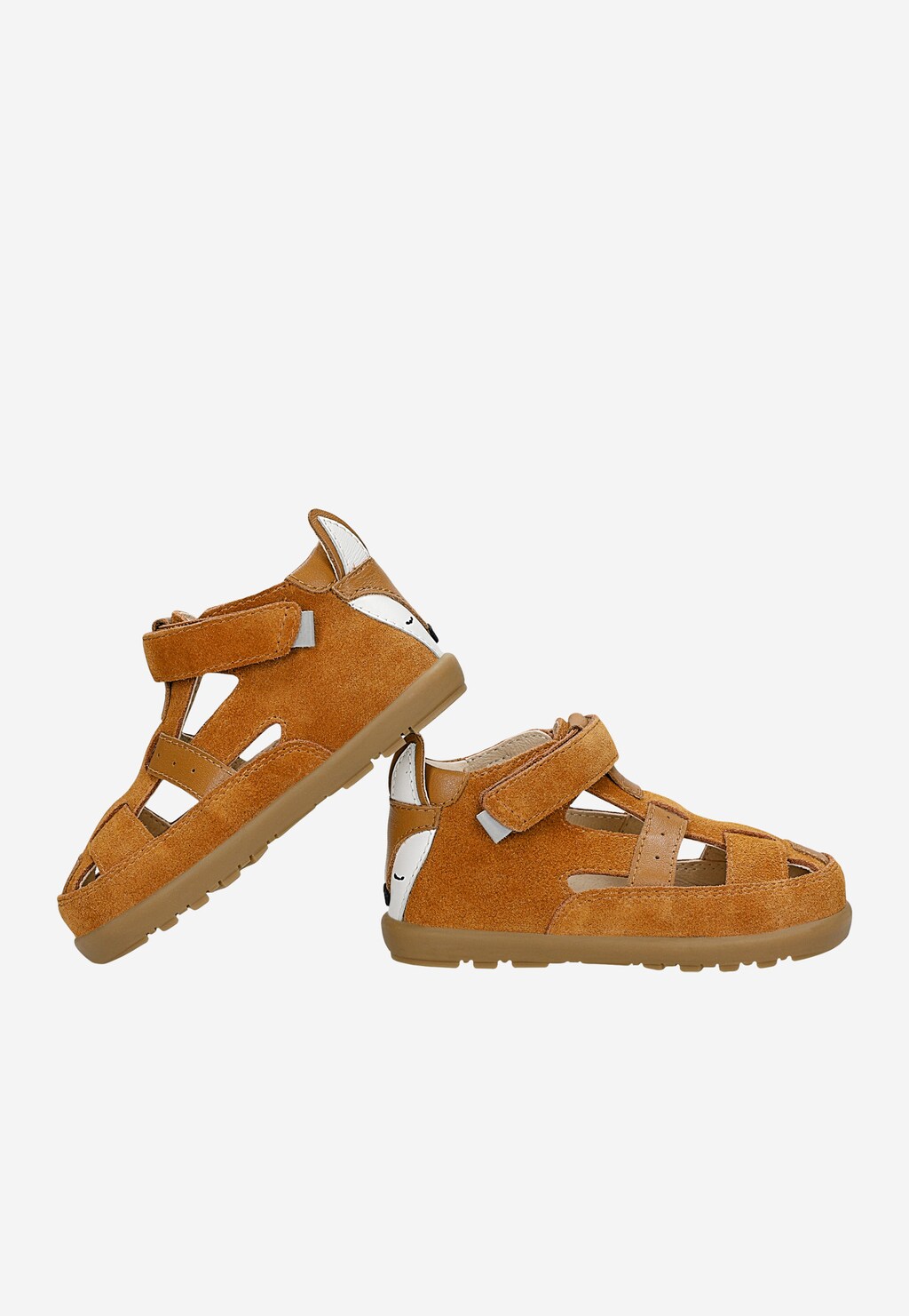 Brązowe sandały zabudowane z liskiem BARTEK 86321-63 Widok 6