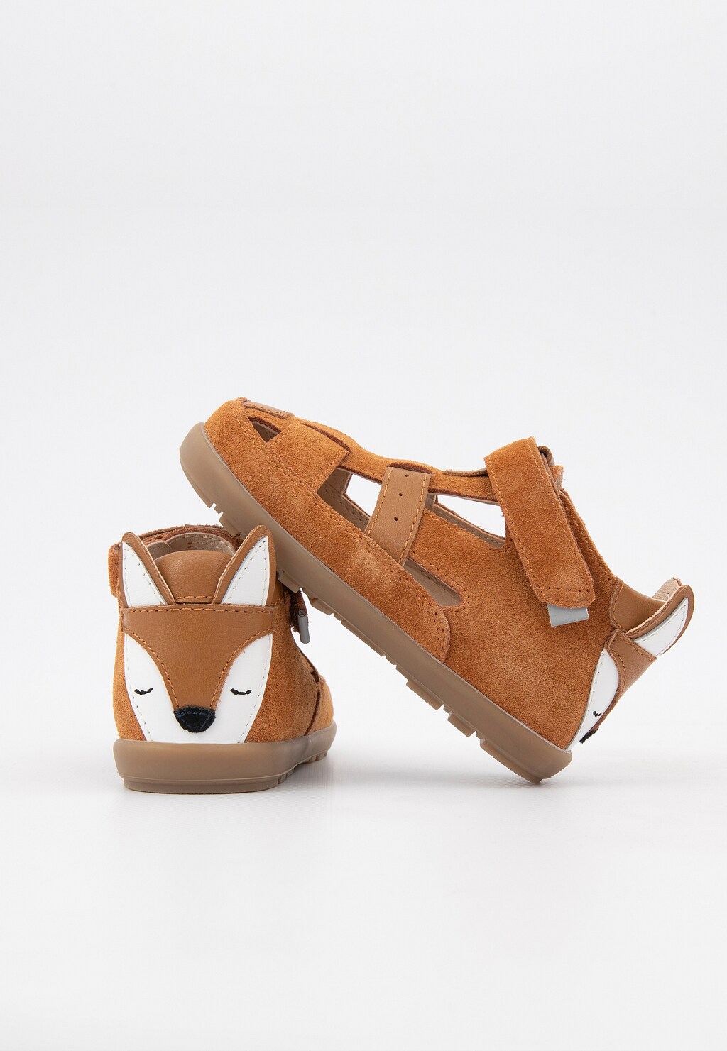 Brązowe sandały zabudowane z liskiem BARTEK 86321-63 Widok 9