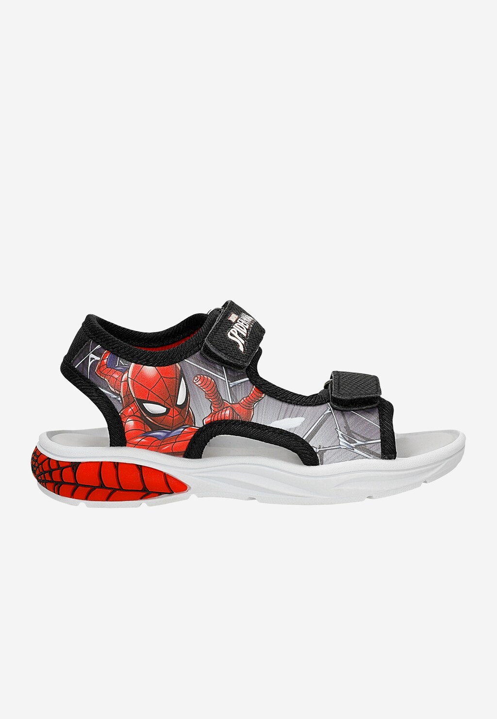 Czarno-czerwone sandały chłopięce Spider-man BARTEK 89007-11 Widok 1