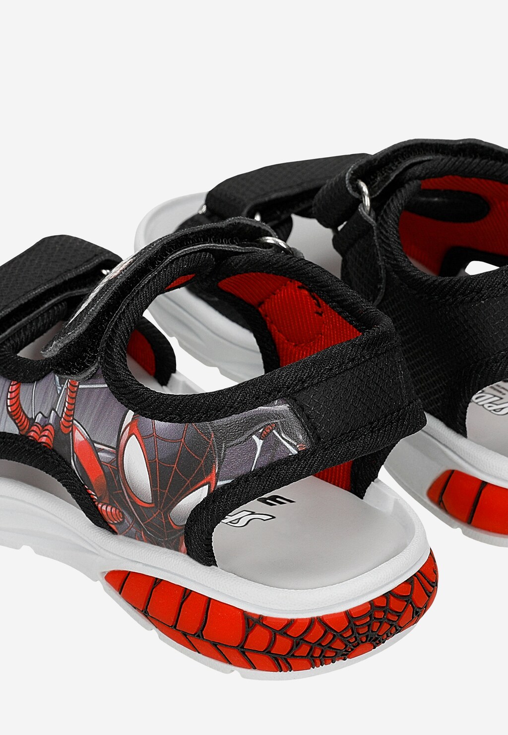 Czarno-czerwone sandały chłopięce Spider-man BARTEK 89007-11 Widok 8