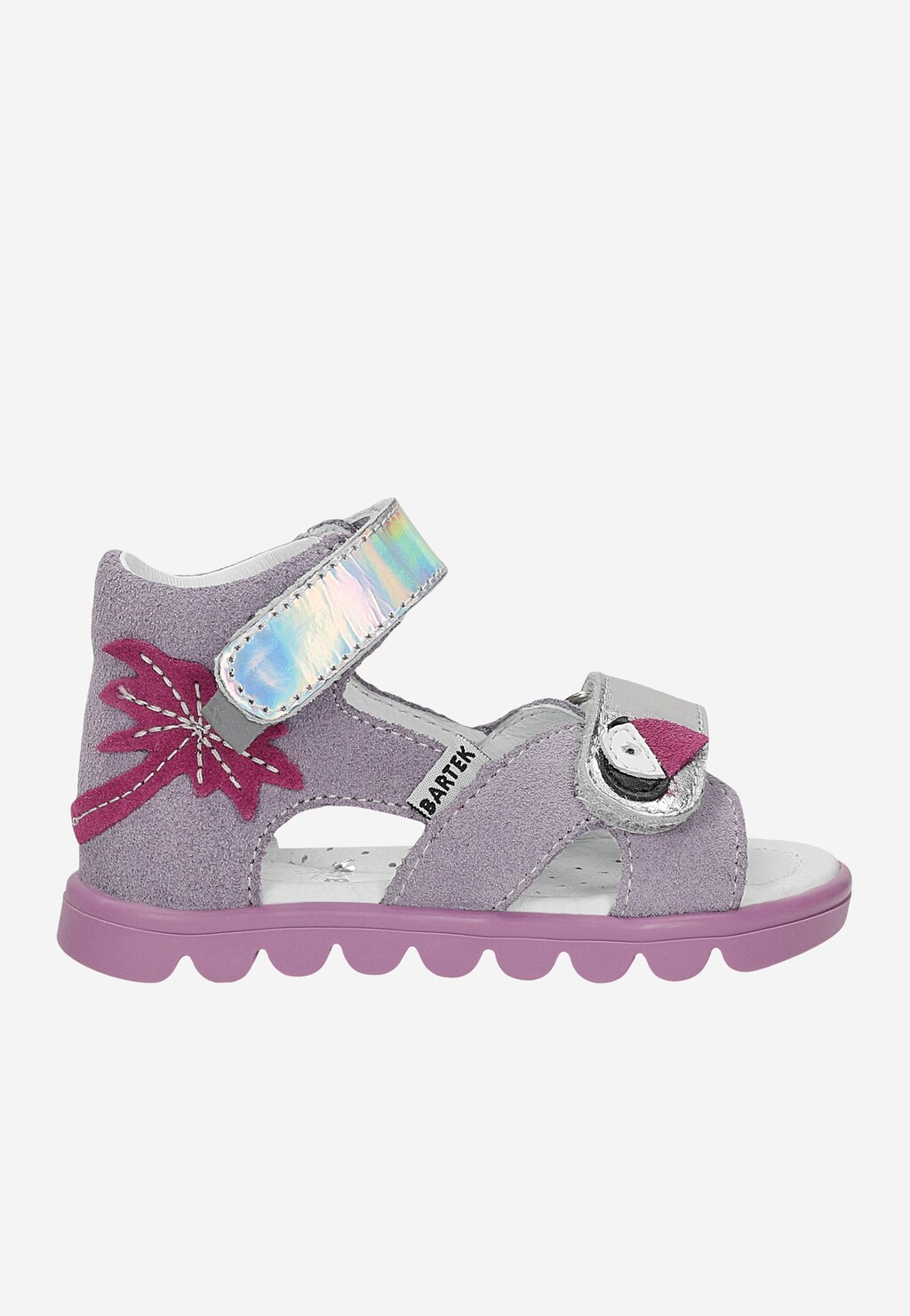 Sandalen BARTEK 11227014, für Mädchen, lila-grau Ansicht 2