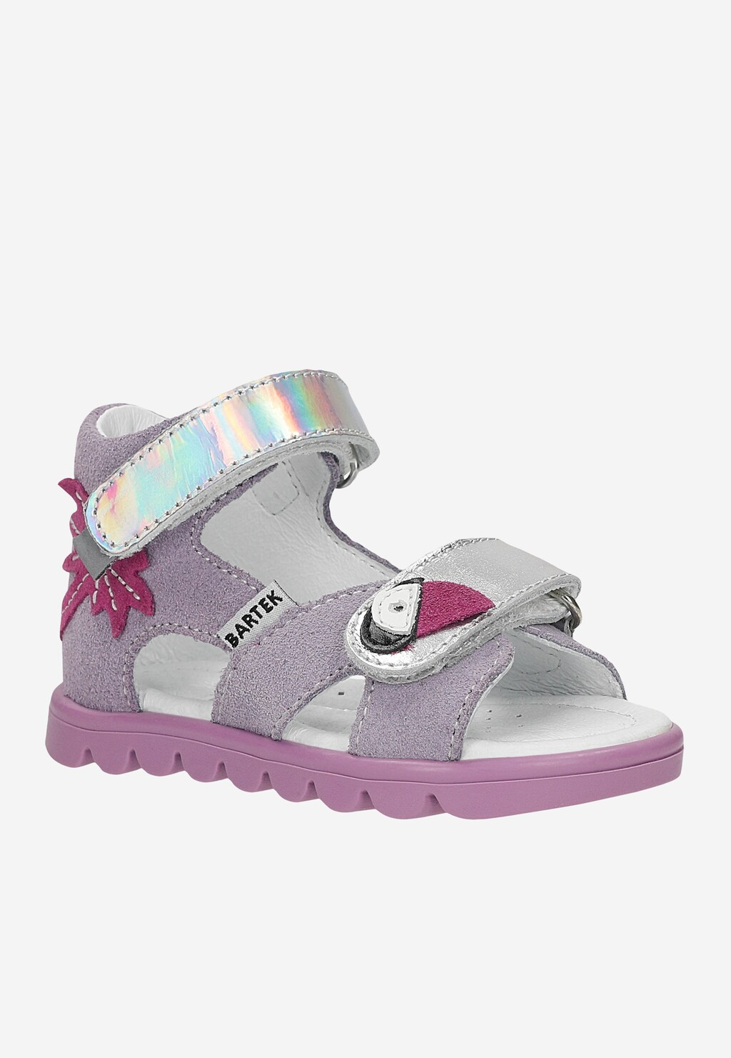 Sandalen BARTEK 11227014, für Mädchen, lila-grau Ansicht 3