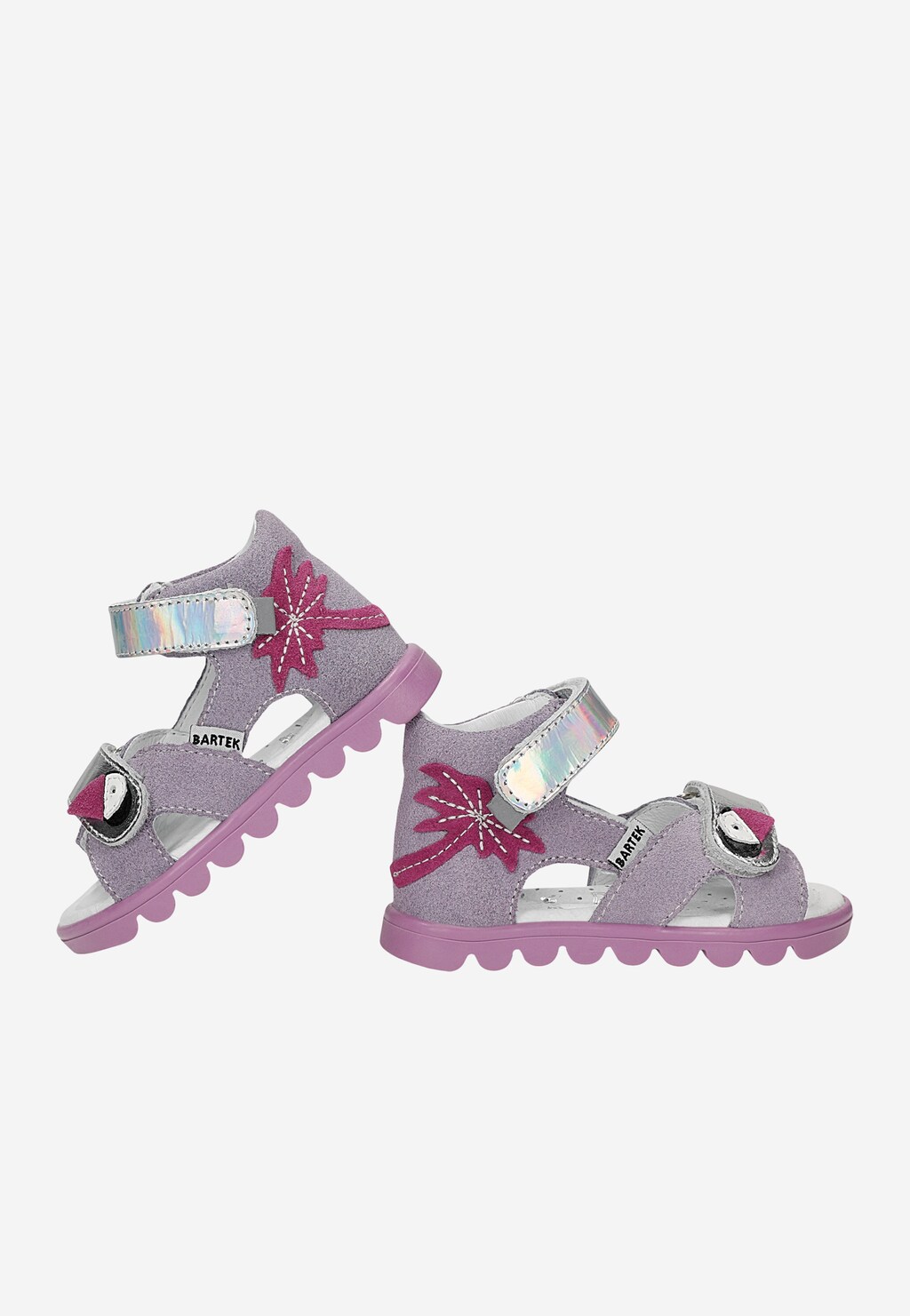 Sandalen BARTEK 11227014, für Mädchen, lila-grau Ansicht 7