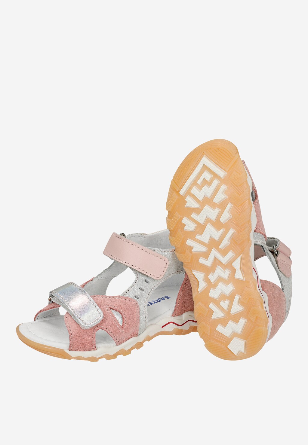Sandále BARTEK 11487003, pre dievčatá, ružovo-strieborné Widok 9