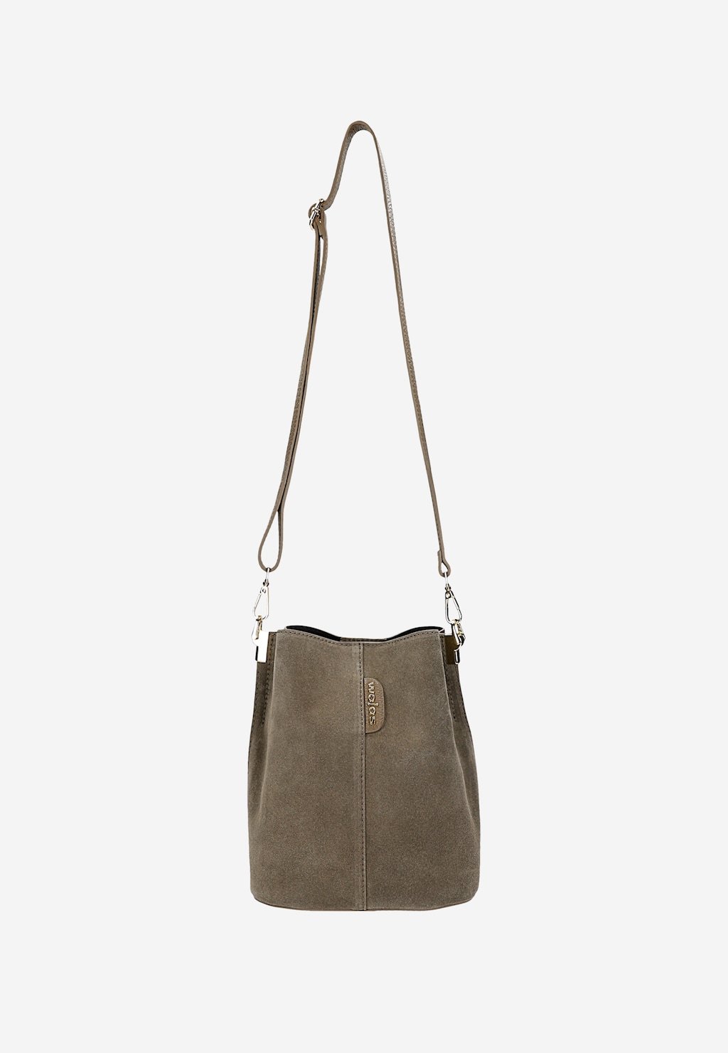 Beżowa torebka z łączonych skór 80478-74 Widok 4