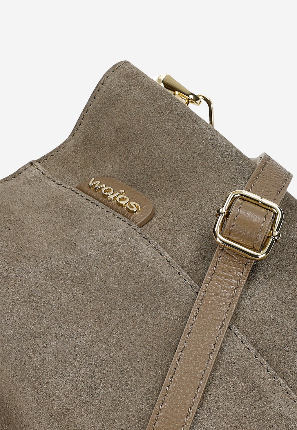 Beżowa torebka z łączonych skór 80478-74 Widok 7