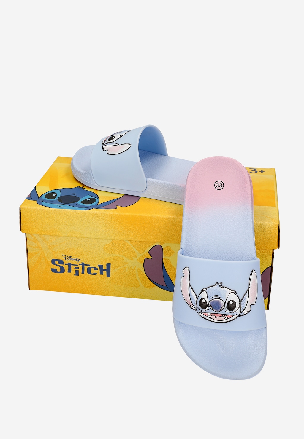 Gumowe klapki ombre Stitch różowo-niebieskie BARTEK 85202-16 Widok 9