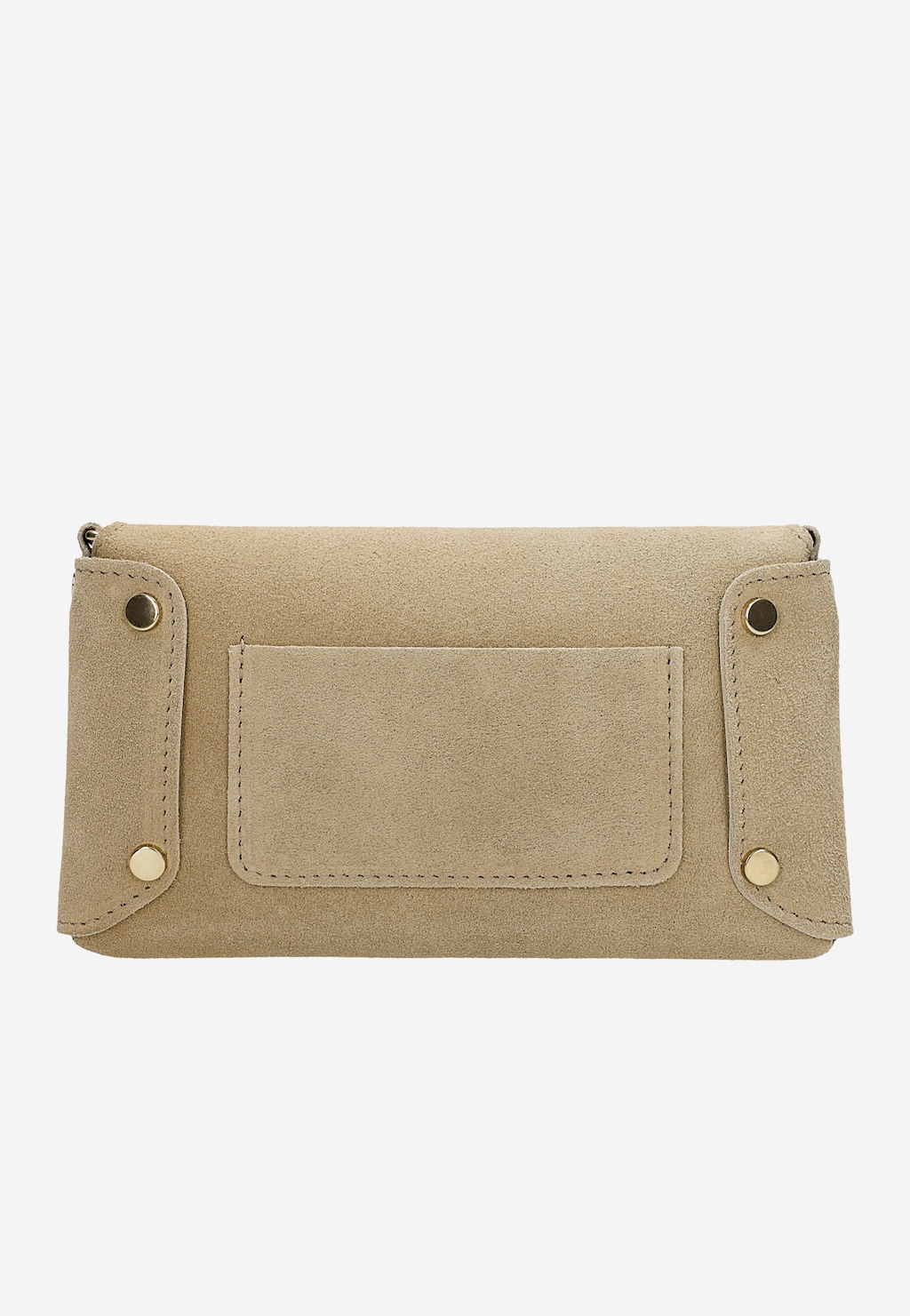 Beżowa wizytowa torebka ze złotym łańcuszkiem 80472-64 Widok 3