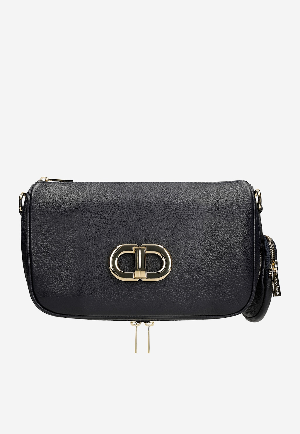 Mała granatowa torebka damska z odpinaną kieszenią 80476-56 Widok 1