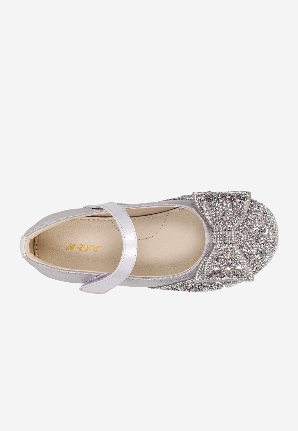 Błyszczące balerinki dziewczęce z kryształkami BARTEK 83019-16 Widok 4